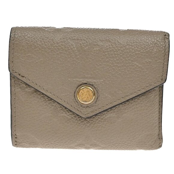 LOUIS VUITTON Portefeuille Zoe Wallet Monogram Empreinte Beige - Picture 1 of 16